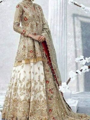 golden pakistani dress, golden dress pakistani, golden colour pakistani dresses, pakistani bridal dresses in golden colour, black and golden pakistani dresses