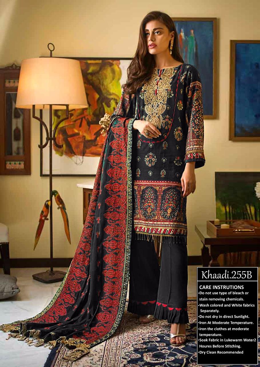 Khaadi khaddar suit store 2019