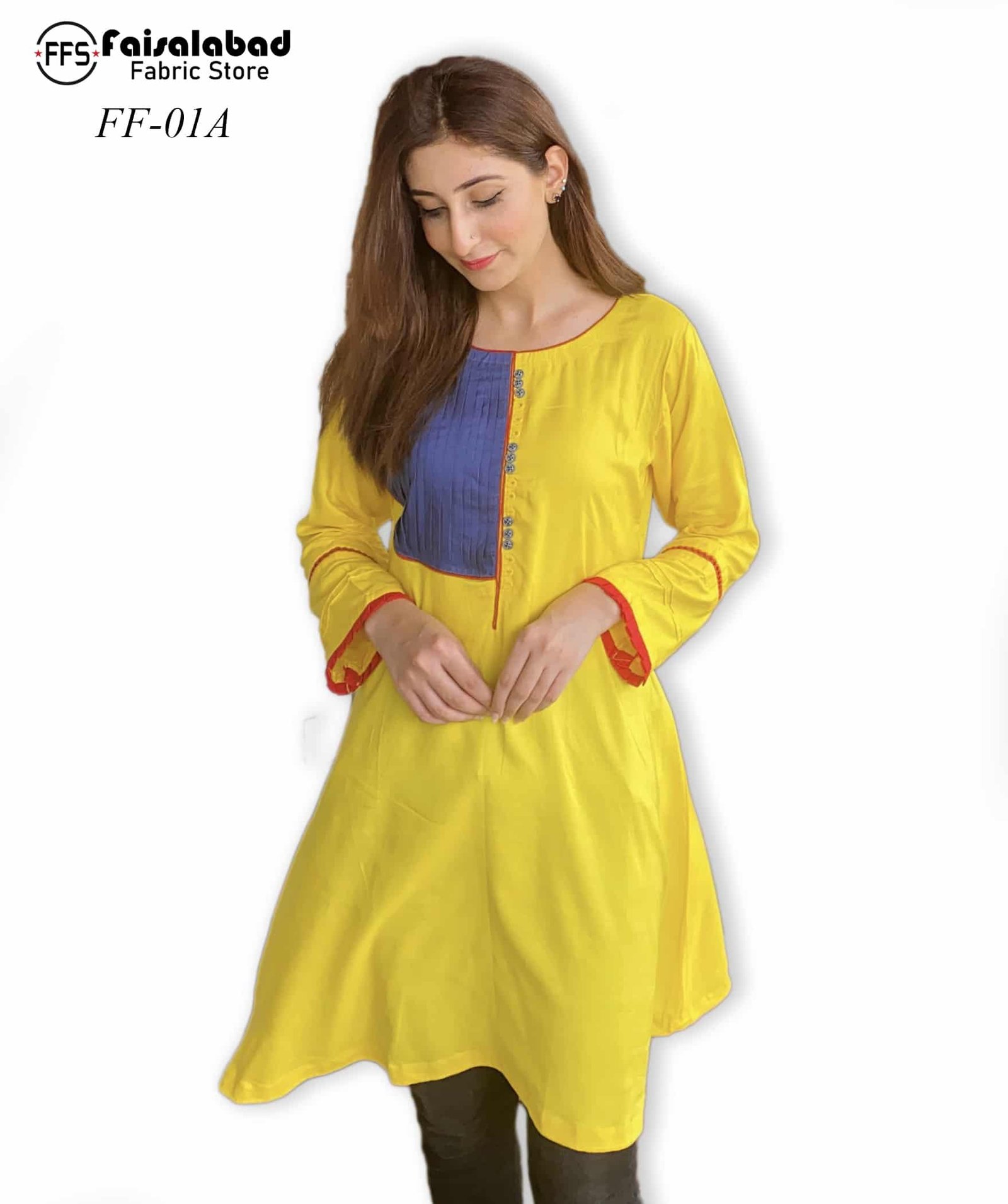 Buy the most modern design of stitched Kurtis in the best price range both  in retail & wholesale: LPK-14