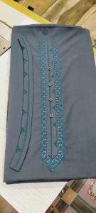 0.5 inch blue ban shalwar kameez collar design