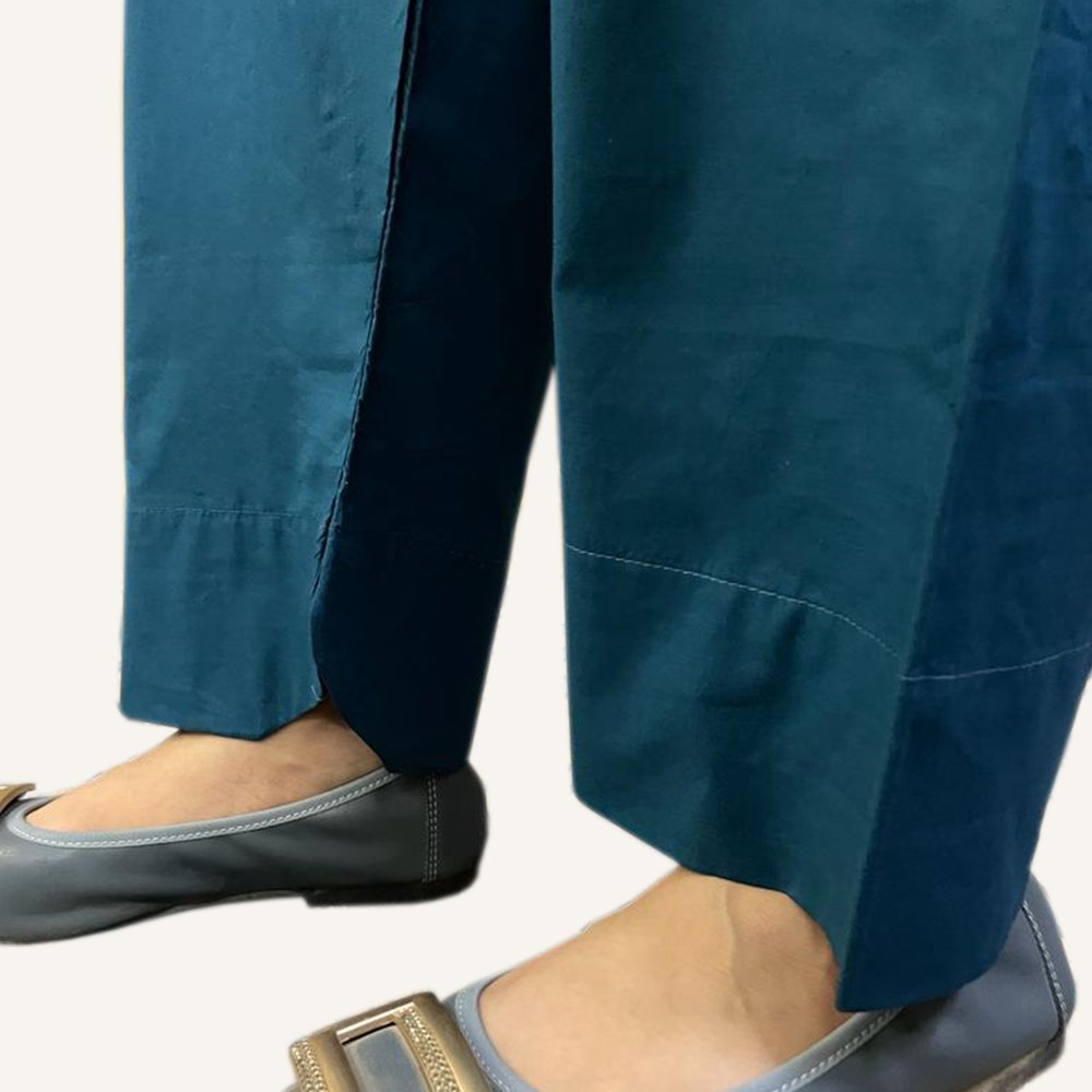 Ecru Brown Stitch Wide Leg Trousers | Albus – motelrocks.com