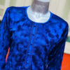 Blue Color 2pc Velvet Pakistani Suit