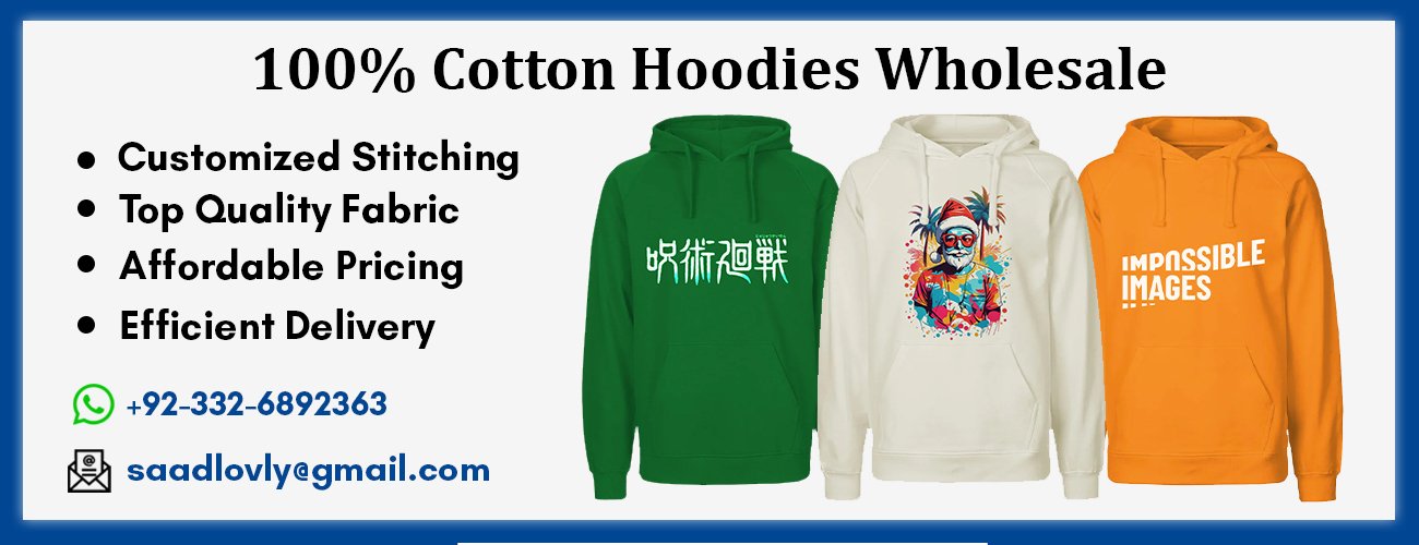 100 Percent Cotton Hoodies Wholesale: Flexible MOQ!