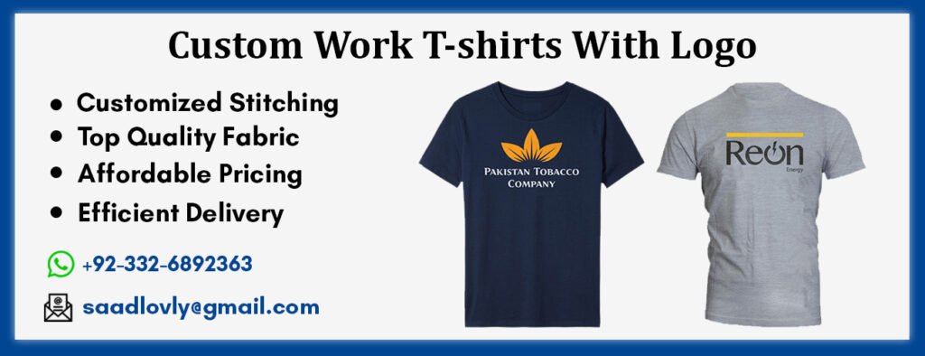 Custom Work T-Shirts With Company Logo: No Minimum Quantity!