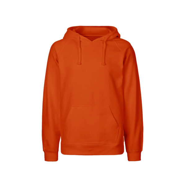 Dark orange 100 Percent Cotton Hoodies Wholesale