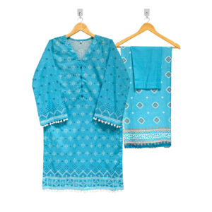 Ladies Butterfly Blue Color ready made pakistani clothes birmingham
