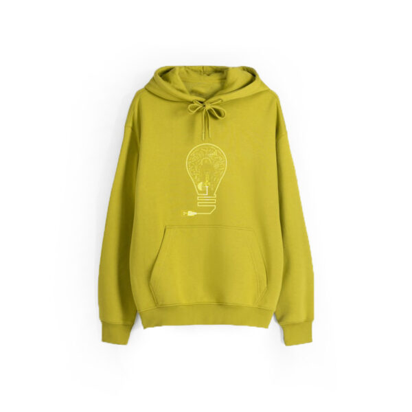 Old Gold Polyester Hoodie Wholesale