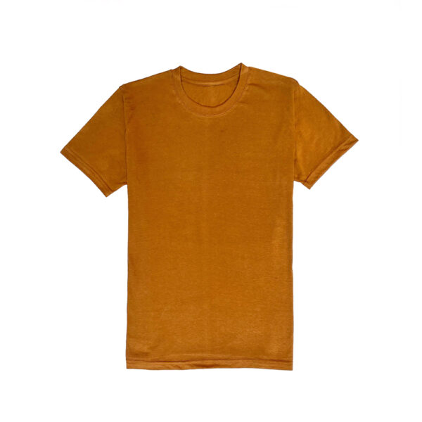 Mustard Plain T-Shirts In Bulk