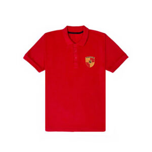 Red Color Custom Embroidered Polo Shirt