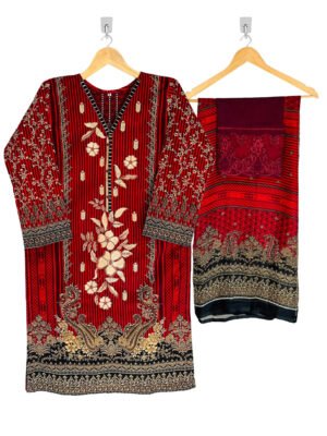 Ladies Maroon color wholesale pakistani salwar kameez