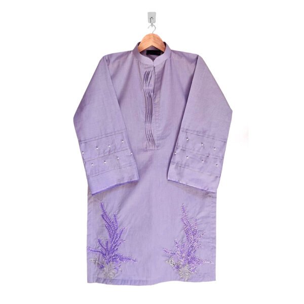 Purple color pakistani kurtis wholesale online bradford
