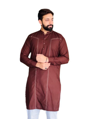 Brown Color Men's Wholesale Pakistani Salwar Kameez