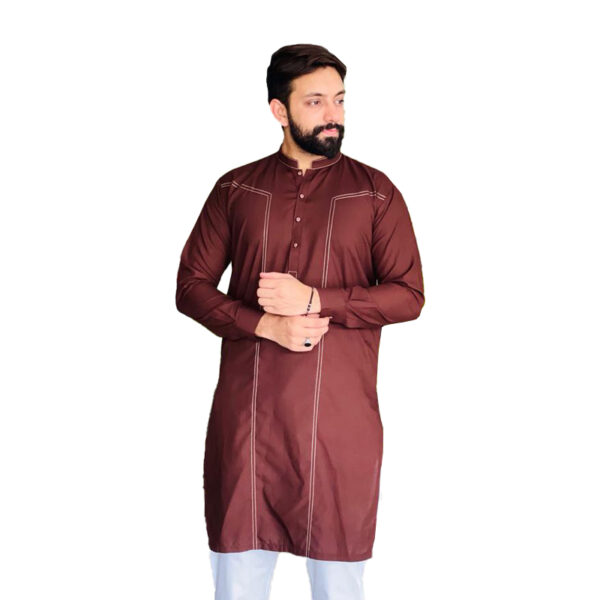 Brown Color Men's Wholesale Pakistani Salwar Kameez