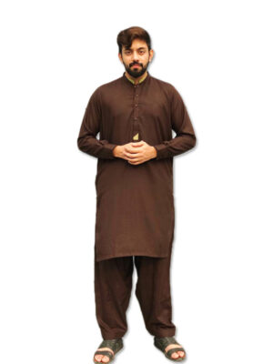 Brown Men's Wholesale Pakistani Suit