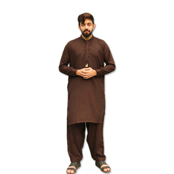 Brown Men's Wholesale Pakistani Suit