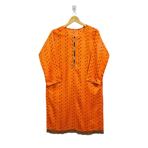 Dark Orange ready made Pakistani kurtis UK