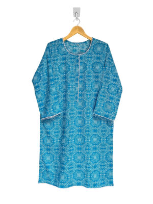 Nice Blue Ready To Wear Pakistani Kurti Wholesale