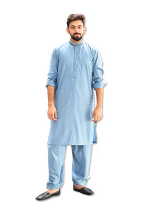 Sky Blue men's Wholesale Pakistani Salwar Kameez