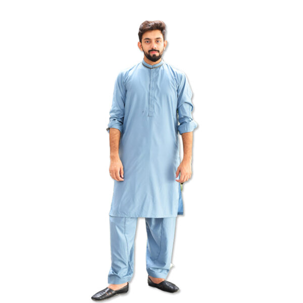 Sky Blue men's Wholesale Pakistani Salwar Kameez