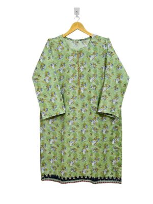 Tan Green lawn ready made Pakistani kurtis UK