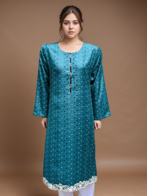 Dark Cyan. Lawn wholesale kurti manufacturers