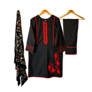 ladies black 3pc muharram clothes online