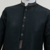 Black embroidered pakistani mens shalwar kameez