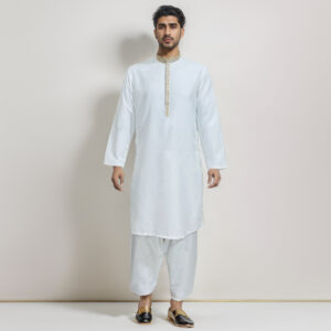 Off-White mens shalwar kameez