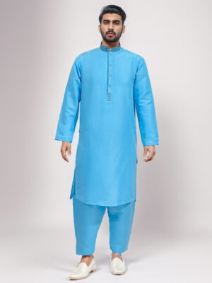 Sky Blue mens shalwar kameez pakistani