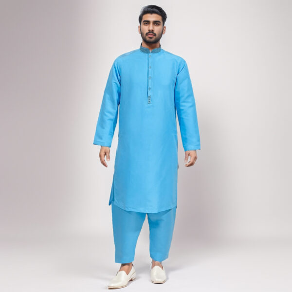 Sky Blue mens shalwar kameez pakistani