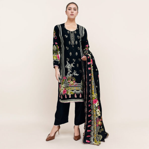 Black pakistani linen suits wholesale