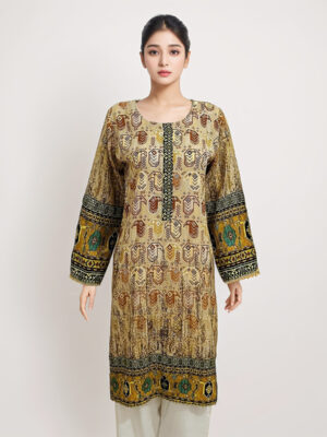 Burly Wood pakistani kurtis wholesale