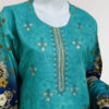 Cyan pakistani linen suits wholesale