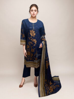 Wholesale Tealish blue dhanak suit