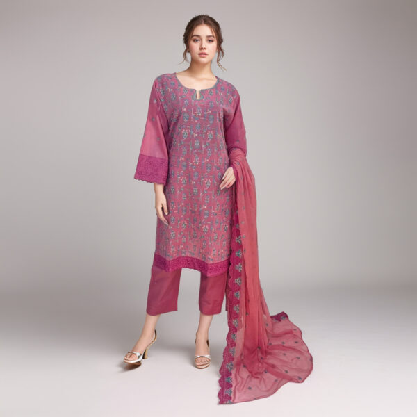 muted pink wholesale pakistani lawn suits online