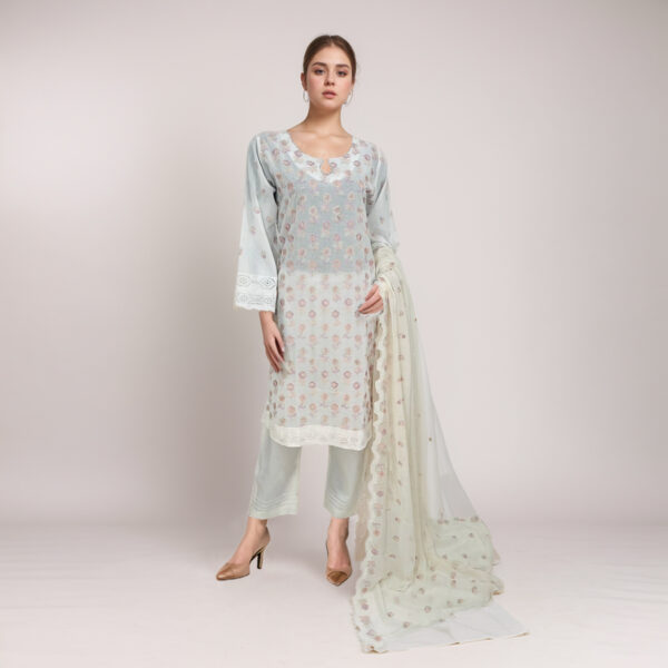 off-white pakistani lawn suits online