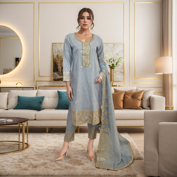 Cool Grey Linen Suits wholesale Pakistan