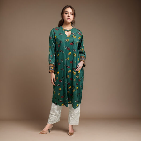 Dark Green pakistan kurti wholesale