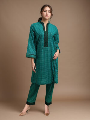 Greenish Blue pakistani wholeslae 2Pc Suit