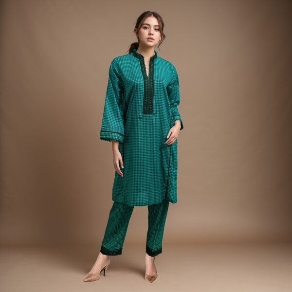 Greenish Blue pakistani wholeslae 2Pc Suit