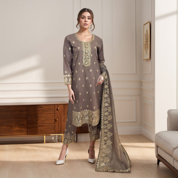 Sand Dune Pakistani Linen Suit wholesale