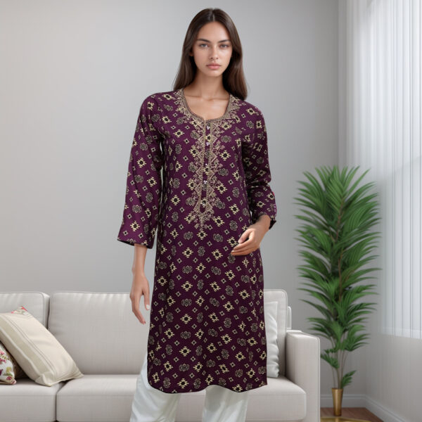 Magenta Red wholesale kurtis online