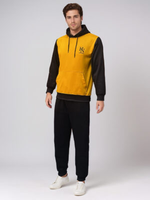 BLack and yellow jogger sets wholesale