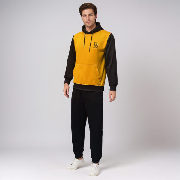 BLack and yellow jogger sets wholesale