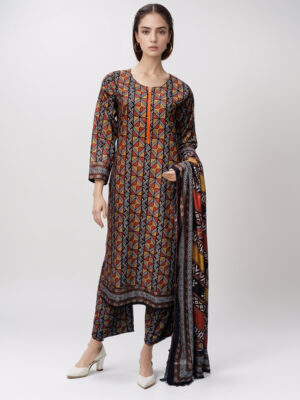 Dark brown pakistani linen suits wholesale