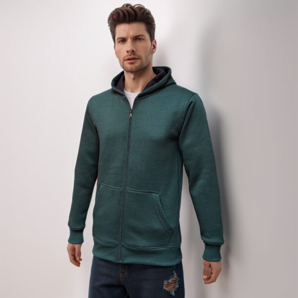 Mineral Green wholesale zip up hoodies