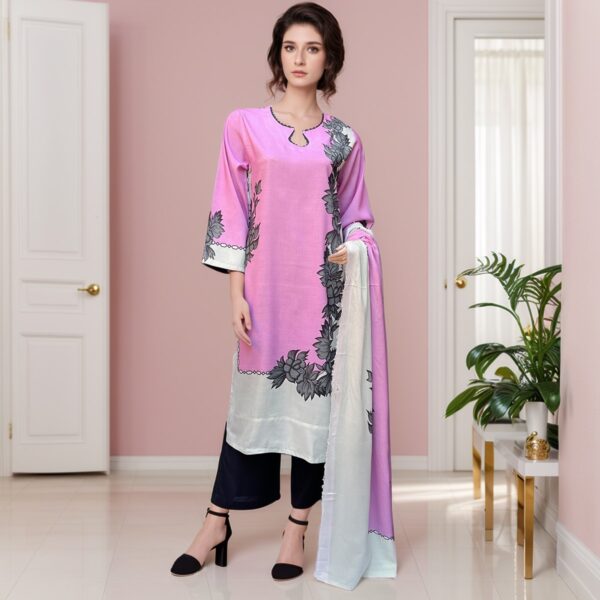 Pink pakistani wholesale linen suits