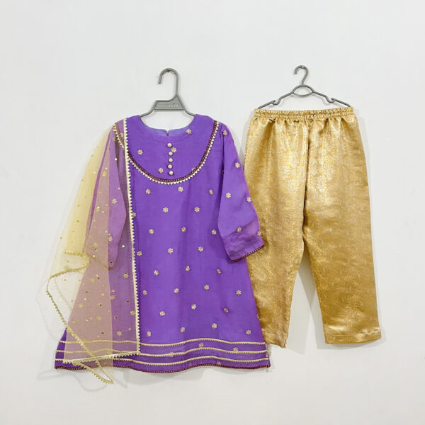 Purple GIrl party dress