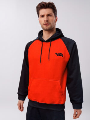 Red and black wholesale cotton hoodies