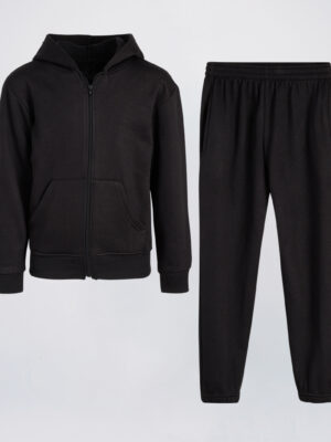 Black jogger sets wholesale